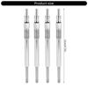 Upgrades Iron Glow Plugs Set easy installs Glow Plugs Vehicle Preheat Accessory for Fuels Efficiency Engine Wear Reduction