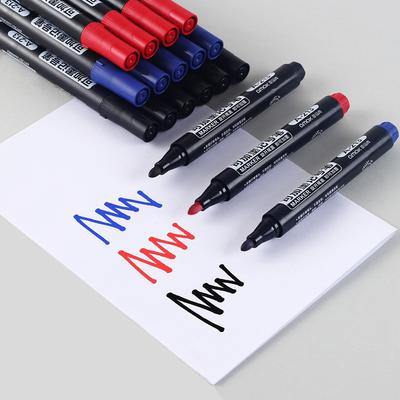 1/3/10pcs Permanent Marker,Oil-Based Ink,Large Nib,Waterproof,Quick-Drying For Logistics Express Delivery And Marking Purposes