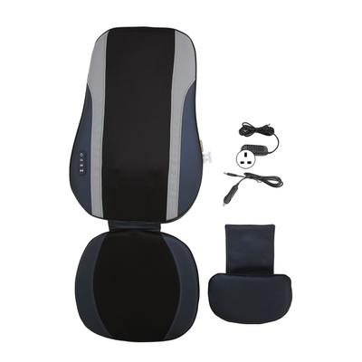 Full Back Massage Chair Pad Home Car Hot Compress Back Kneading Massage Seat Cushion 110‑240VUK