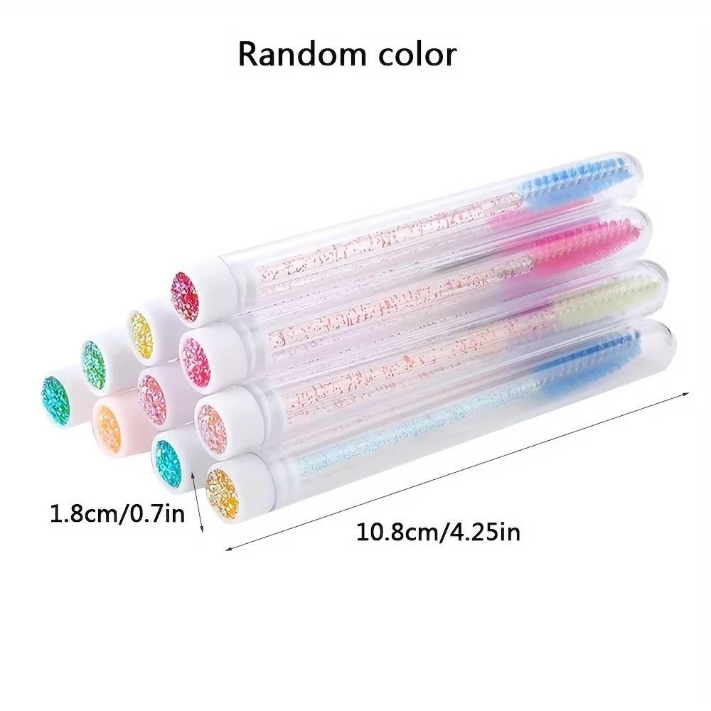 Reusable Eyelash Brushes Sparkling Lash Spoolies Multi-Purpose Eye Lash Brushes  Makeup Tools