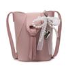 Crossbody Bag Women's 2025 New Trend Fashion Bucket Bag Lychee Pattern Shoulder Bag Mobile Phone Bag