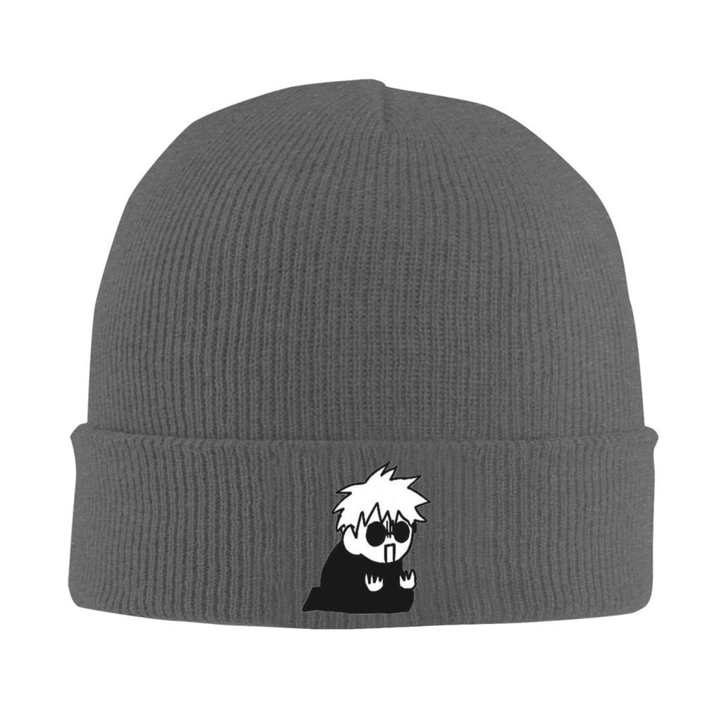 Gojo Manga Kawaii Japanese Anime Warm Knitted Cap Fashion Bonnet Hat Autumn Winter Outdoor Beanies Hats for Unisex Adult