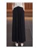 Women's Retro Drapey Wide-Leg Pants: Slimming, Elegant Straight-Leg Trousers for Spring/Summer 2025