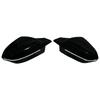 M Look Replacement Bright Black Side Mirror Cover Caps for BMW 5 7 I5 I7 Series G60 G61 G68 G70 G90 Left Hand Drive 2023-up VFHJQ1