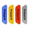 4 PCS Auto PET Reflective Car Door Sticker Interior Exterior Reflector Tape Decal Universal Car Accessories Helmet