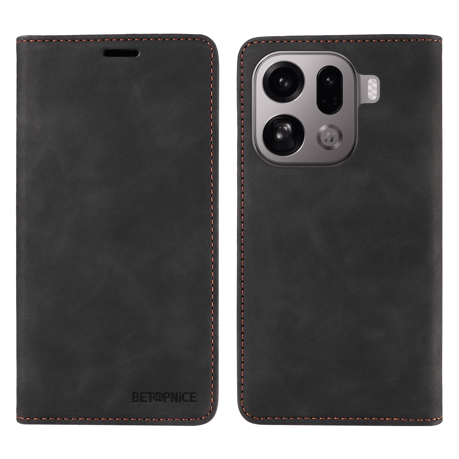 

For Oppo Find X9 Pro 5G Case BETOPNICE Magnetic Closure RFID Blocking Wallet Stand Leather Phone Cover