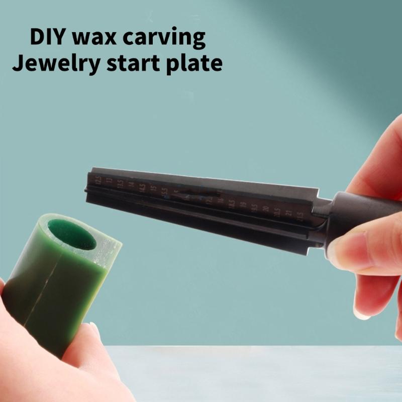 Multifunctional Ring Wax Carver and Sizer for Jewelry Makers Adjustable Ring Resizing and Trimming Tool Ring Molds