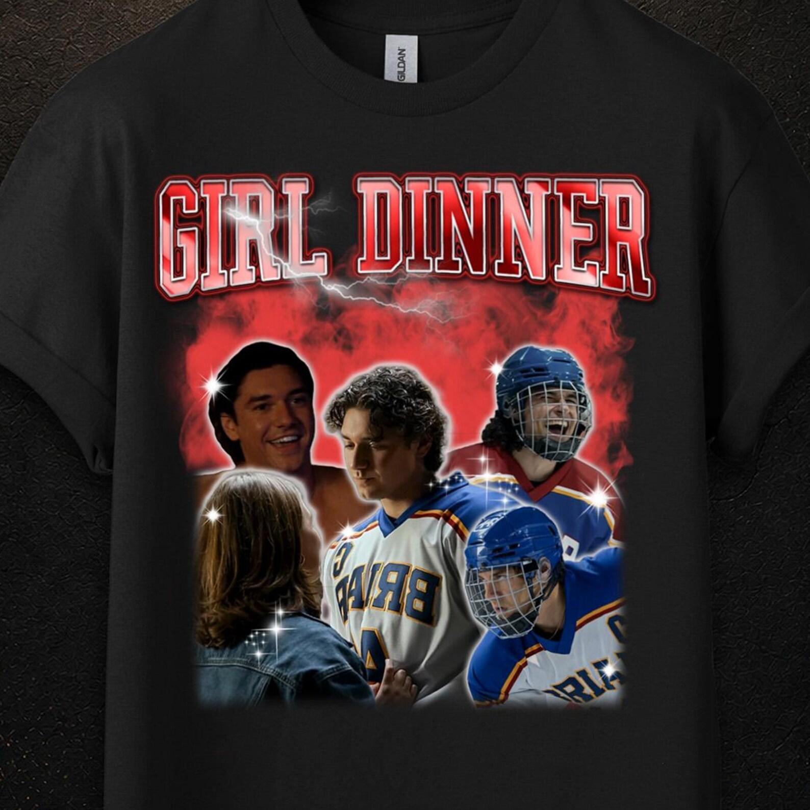 Girl Dinner Shirt, Garrett Graham Off Campus Shirt, Garrett Graham, Off Campus Series Merch, Elle Kennedy Off Campus Merch M