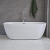 TLXT High-End Ceramic Bathtub with Floor Faucet