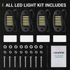 Hovano 4 Pods White Rock Light 6000K Pure White 36 LED SMD Chip Super