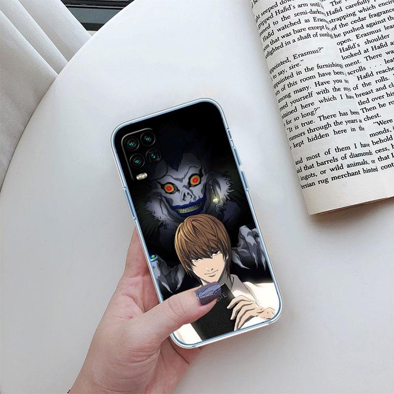 Death Note Transparent Phone Case for LG K22 K30 K40 K40S K41 K42 K50 K50S K51 K51S K52 K61 K62 K71 K92 Q61