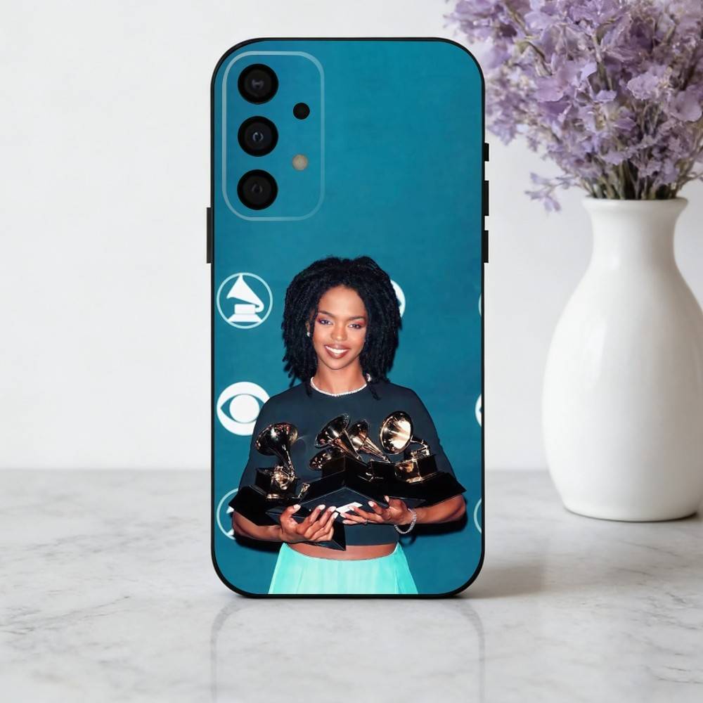 Singer L-Lauryn-N H-Hill-L Phone Case For Samsung Galaxy A73,A72,A71,A70,A53,A52,A51,Others Soft Black Cover