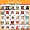 Stylish Christmas Xmas Linen Cushion Cover Featuring Unique Holiday Patterns And Colors