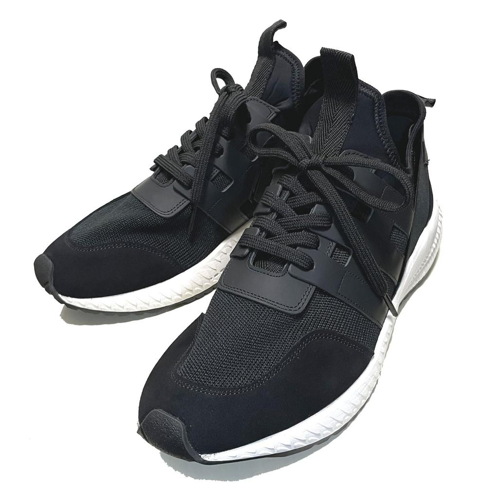 Sneakers Hiroshi Tsubouchi Yoshimasa Hoshiba Made In Japan Lightweight Suede Leather Shoes Height Increases Legs Beauty Black Cm [Double H] [WH-0121]