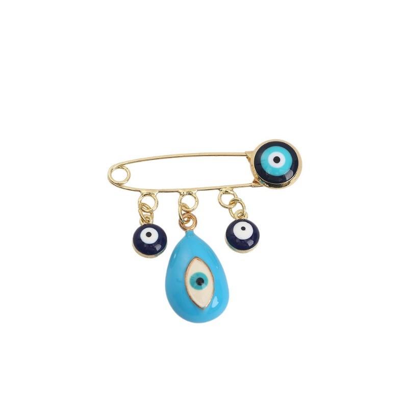 Yutsai Trendy Eye Demon Brooch Alloy Advanced Exaggerated Women Jewelry Accessories Gifts PD2303