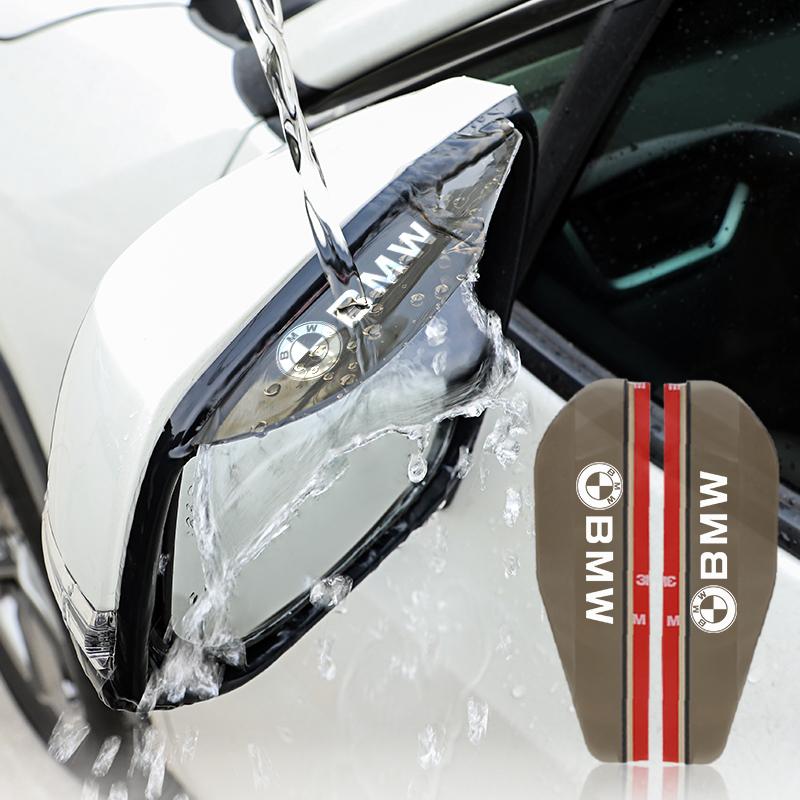 2 Stück Auto Rückspiegel Regenschutz Abdeckung Zubehör Für BMW F12 F13 G30 G32 F34 F40 F45 F46 X1 X2 X3 X5 X4 X6 X7 F25 F26 G06 M2