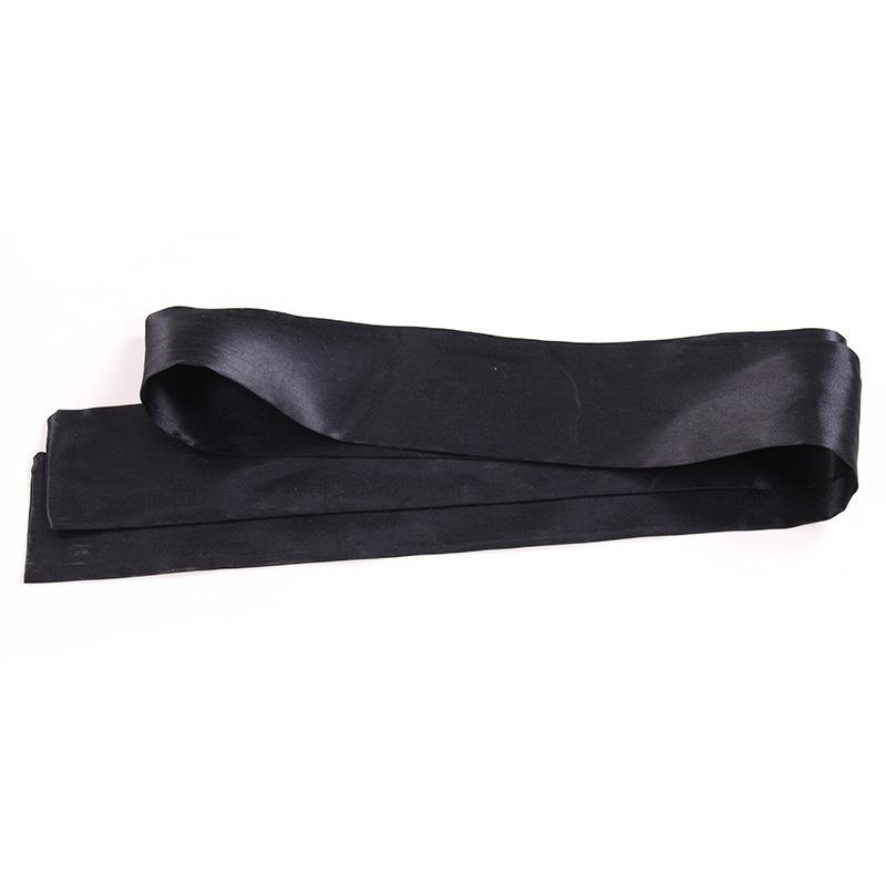 Silk Erotic Blindfold SM Restraint - 1.5m Light-Blocking for Flirting & Passion