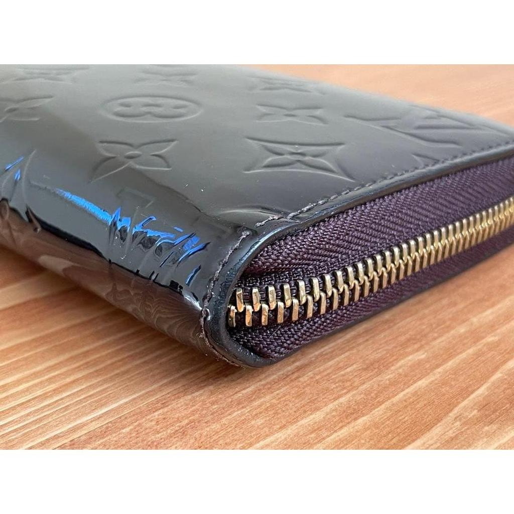 Used Louis Vuitton Vernis Monogram Zippy Wallet M93522