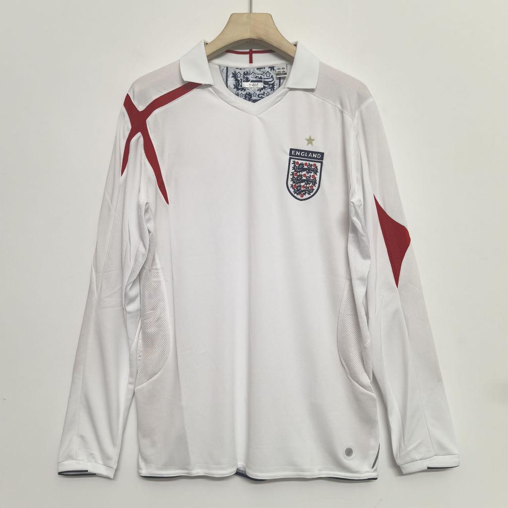 Langarm Vintage Trikot Fußballtrikot Real Madrid, Manchester United, England Arsenal, Portugal Inter Mailand AC Replica Trikot