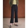 Wudao High-Waisted Embroidered Flared Cropped Trousers