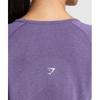 Gymshark Vital Seamless 2.0 Light Long Sleeve Top Functional Purple Marl B4a8c Pb8h