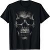 Schwarzes T-Shirt mit Totenkopf-Grafik
