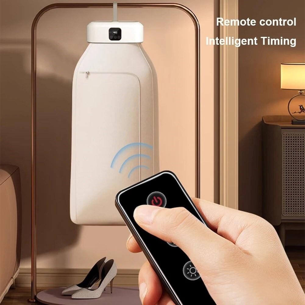 600W Household Electric Clothes Dryer Portable Wardrobe Drying Machine Foldable Quick Heating Equipment