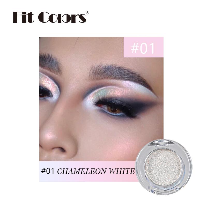 Chameleon Multi-Chrome Eyeshadow Palette, Shift Pigment Shimmer Glitter Metallic Eyeshadow, Multi-Color Sparkle Eye Makeup & Face Highlighter 1#