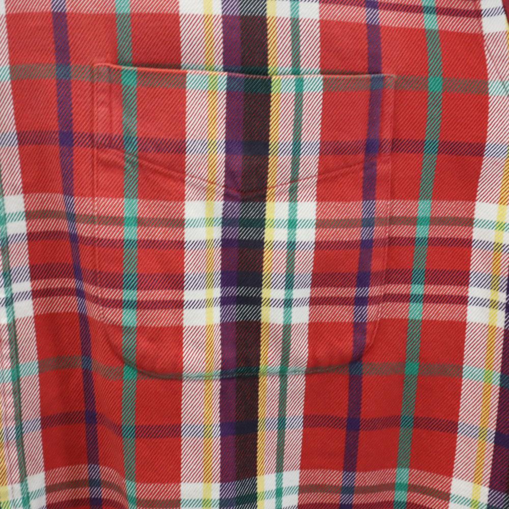 Ralph Lauren 80s 90s OLD THE BIG SHIRT Check Pattern Long Sleeve Flannel Shirt Men's Used