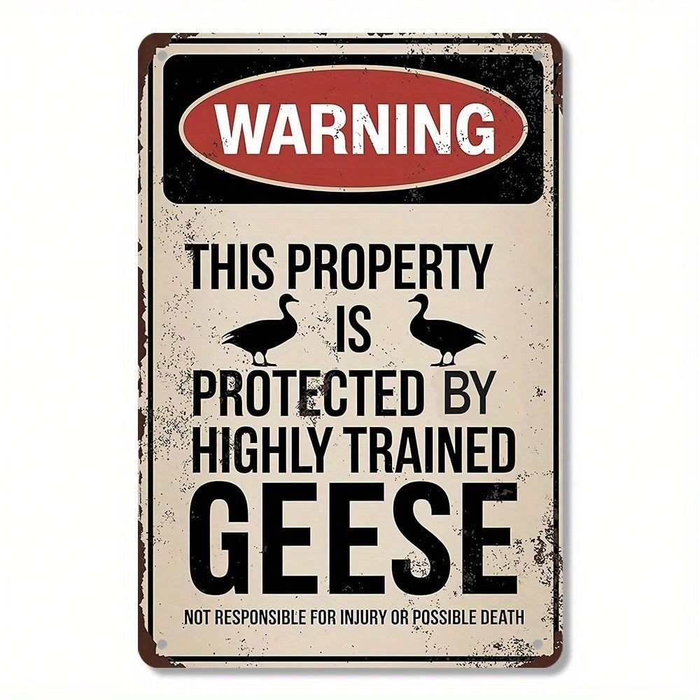 

Metal Wall Decor Sign, Funny Humorous Tin Poster for Garden Home Bar