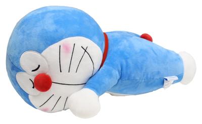 MORIPiLO Doraemon Vankúš na telo cca. 45cm x 30cm x 25cm Modrý Oficiálny tovar s postavami Spací vankúš ShoPro Shogakukan Mikrovláknový vankúš