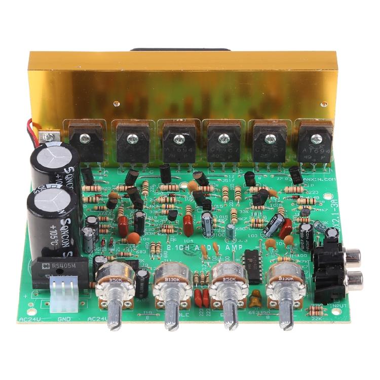 Amplifier Audio Board AMP 100Wx2 High Power 2.1 Channel Amplificador Speaker