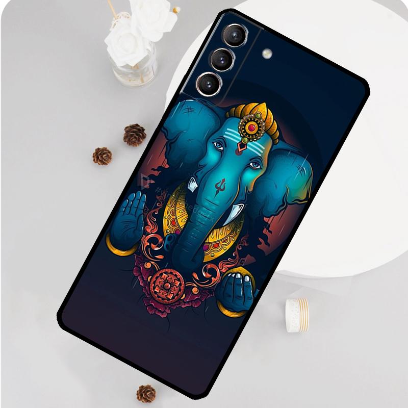 Ganesh Elephant God Phone Case For Samsung Galaxy S26 S25 S24 S20 S21 S22 S23 Ultra S10 Plus S25 FE Funda Cover