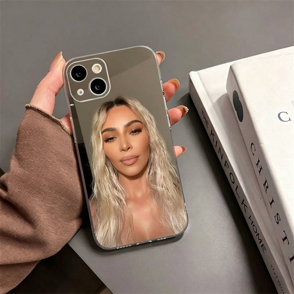 K-Kim Kardashian M-Memes Phone Case For iPhone17,16,15,14,13,12,11 Plus,Pro Max Soft Transparent Cover iPhone13