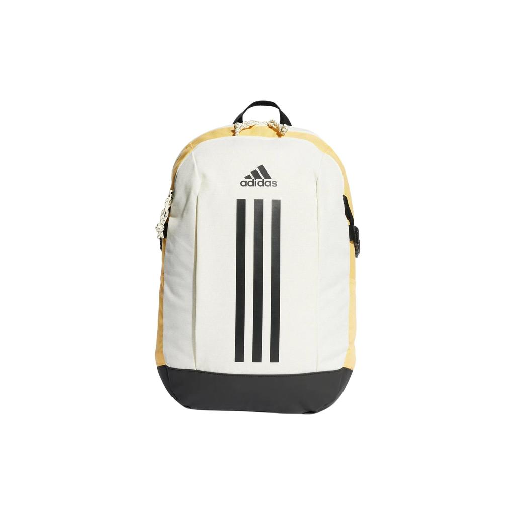 Adidas Recycled Polyester Backpack Unisex Ivory White Light Yellow Black (Unisex) Backpacks IT5363