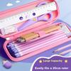 Pencil Case, Cartoon Pencil Box, Stationery Bag, First Grade EVA Large Capacity Layered Pencil Case, Cute Storage Box for, High-Value Design