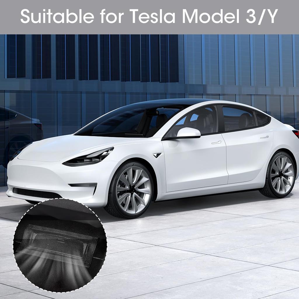 2 STKS Auto Onderstoel Luchtventilatiehoes Compatibel met Model Y Model 3 Luchtuitlaat