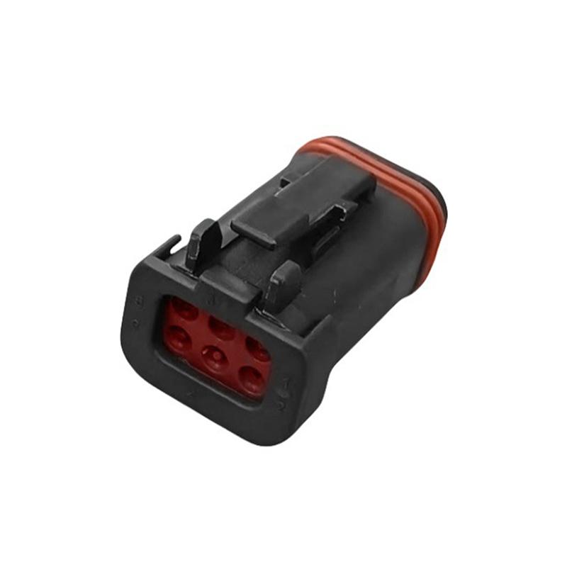 6 Hole Car Waterproof Assembly Wiring Harness Socket With Terminal Dt16-6Sb-Kp01 Automobile Wire Connector