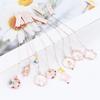 Book Clips Book Tag Marker of Page Pendant Bookmark Peach Heart Pagination Mark Metal Bookmark