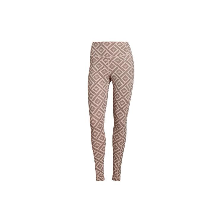 (WMNS) adidas Hyperglam Training Graphic Tights Asia Sizing Pink Women s HM3224 L