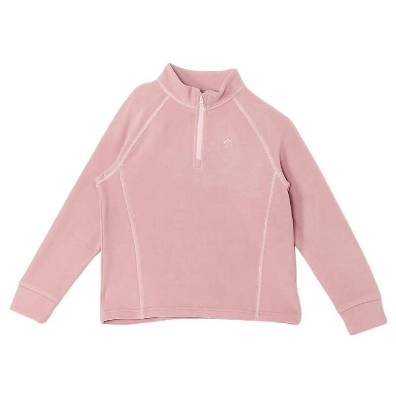 DEESHA Girls' Winter Mock-Neck Embroidered Athletic Base Layer Top
