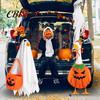 Christmas Porch Goose Outfit Halloween Ghost Outfit, Apparel, Festive Costume Outdoor Holiday Decor for 23 Inch Statue, Garden Yard Lawn Decoration