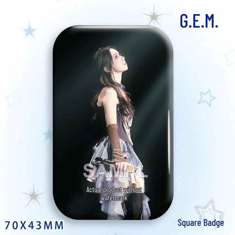 G.E.M. Concert Star Laser Acrylic Standee & Badge Set