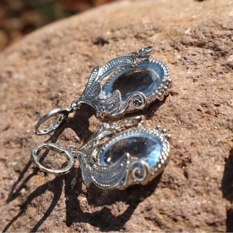 New Classic Fashion Blue Zircon Women's Creative Earrings Jewelry