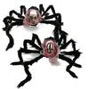 Halloween Decoration Skull Spider Props Funny Spoof Trick Trick Scary Plush Spider