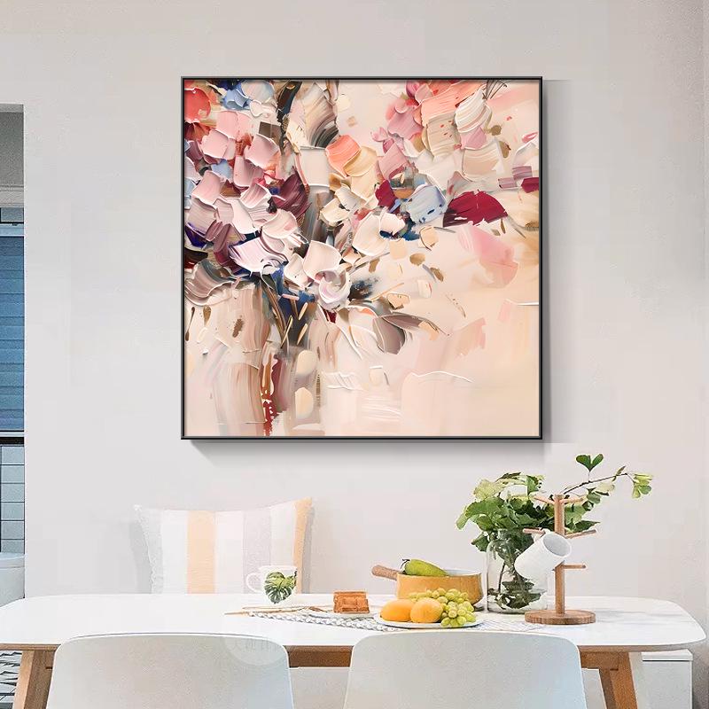 Modern Abstract Floral Wall Art for Living Room & Dining