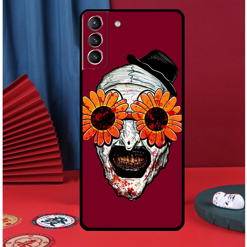 Horror Movie Terrifier Cover For Samsung Galaxy S20 FE S21 S22 S23 Ultra S8 S9 S10 Plus Note 10 20 Ultra Phone Case