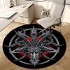 1pc Office Carpet Chair Mats Baphomet Satanic Symbol Perfect for Decorating Office Chairs, Living Rooms, Or Bedrooms.YDT167