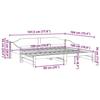 VidaXL Lit de jour avec lit gigogne 90x190 cm bois de pin massif, canapé-lit, lit d'invité, lit de jour en bois 850908