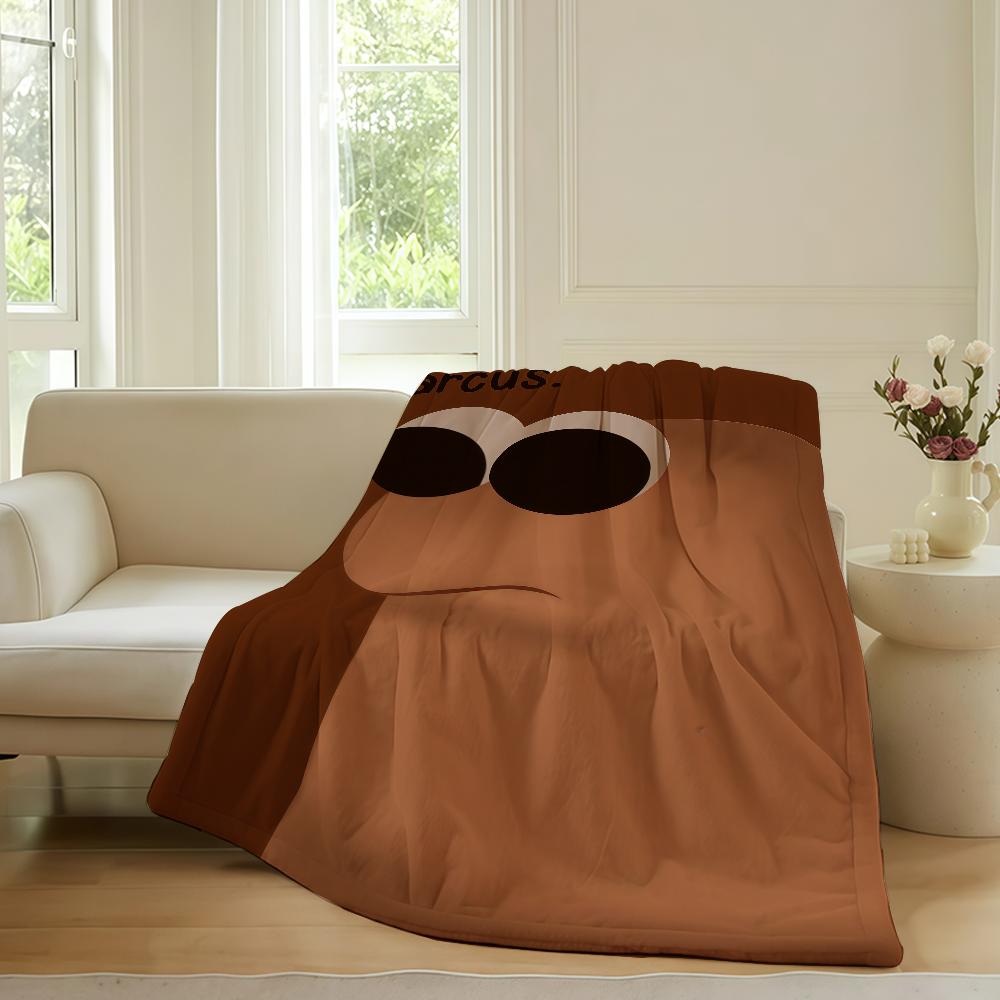 Divertido Marcus The Worm VRchat Rorert Blanket For Sofa Office Bed Plane Travel Sleep Read Relax Camping Soft And Warm